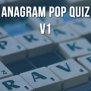 Anagram Music Quiz